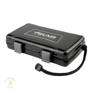 Xikar 5 Cigar Travel Case - Black