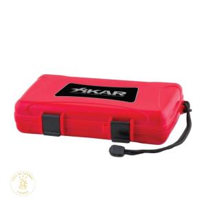 Xikar 5 Cigar Travel Case - Red