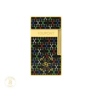 S.T. Dupont Biggy Lighter Arturo Fuente Black Lacqured and Multicolour