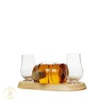 Highland Malt Alba Barrel Decanter with Two Glasses Blended Scotch Whisky