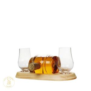 Highland Malt Alba Barrel Decanter with Two Glasses Blended Scotch Whisky